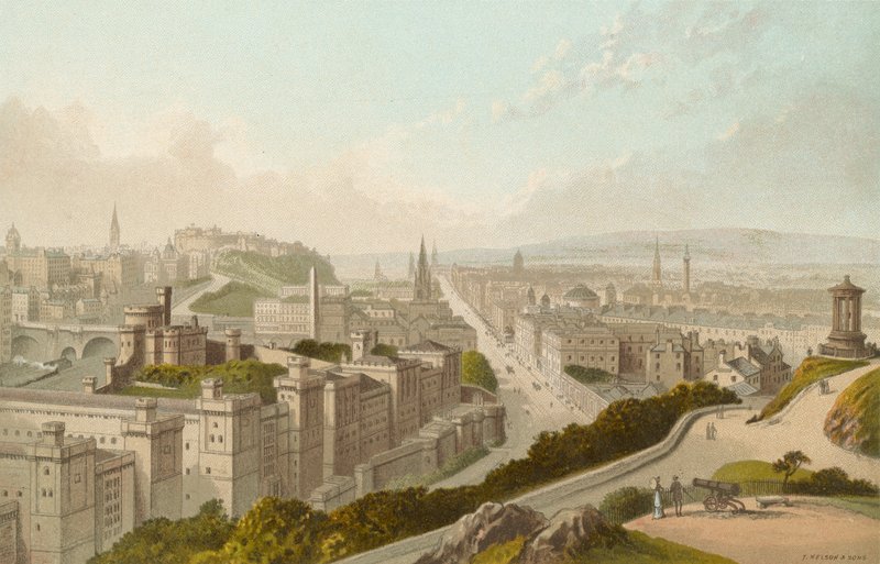 Edimburgo do Calton Hill de English School