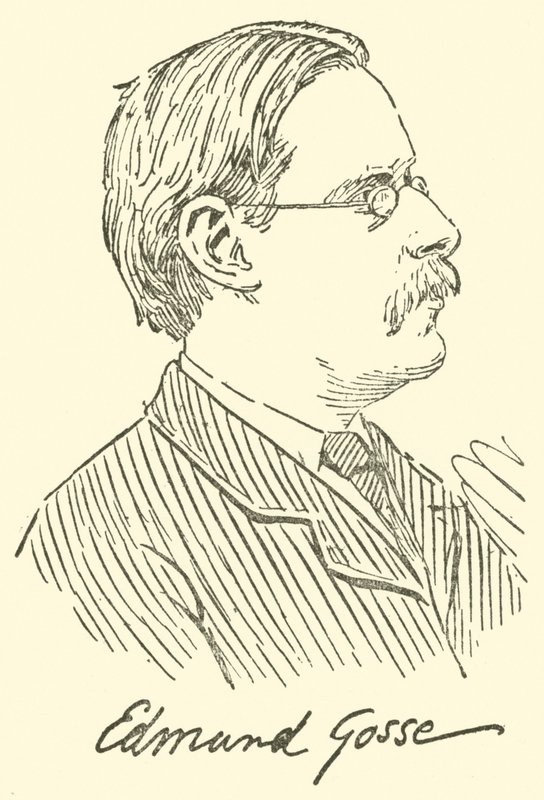 Edmund Gosse (gravura) de English School