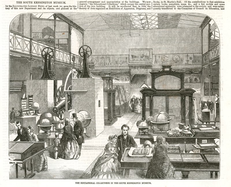 Coleções educacionais no South Kensington Museum de English School