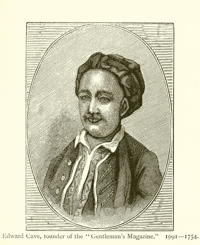 Edward Cave, fundador da revista Gentlemans de English School
