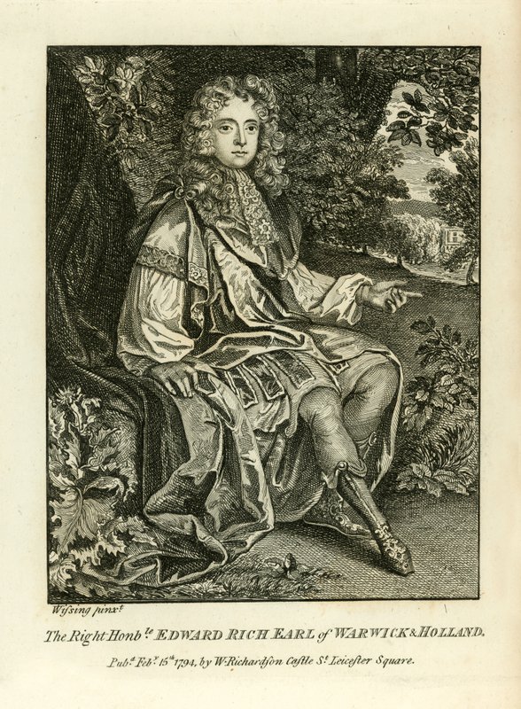 Edward Rich, conde de Warwick e Holanda de English School