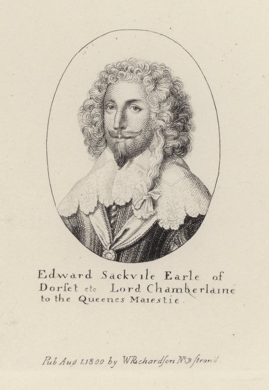 Edward Sackville, Conde de Dorset (gravura) de English School