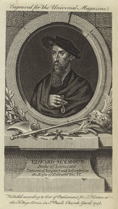 Edward Seymour, Duque de Somerset, Protetor da Inglaterra e decapitado no reinado de Eduardo VI de English School