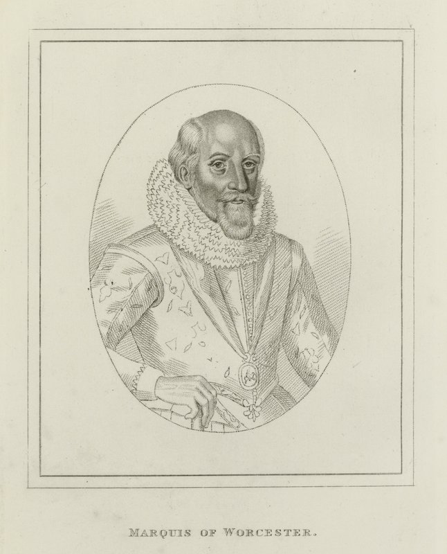 Edward Somerset, Marquês de Worcester (gravura) de English School