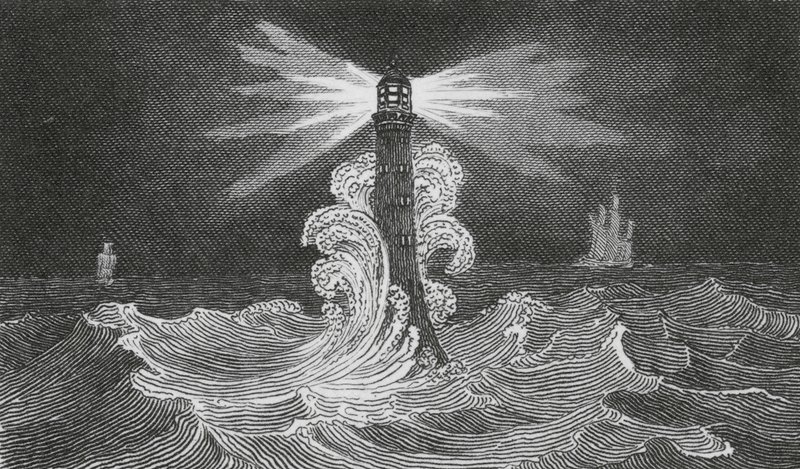 Farol de Edystone (gravura) de English School