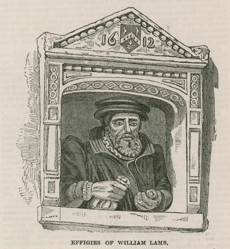 Efígies de William Lamb de English School