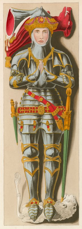 Efígie de Sir Richard Vernon, 1450 de English School