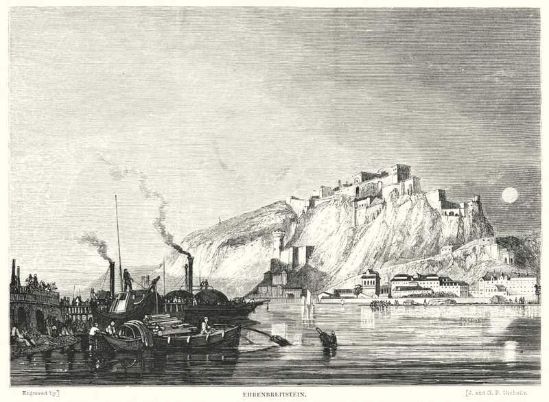 Ehrenbreitstein (gravura) de English School
