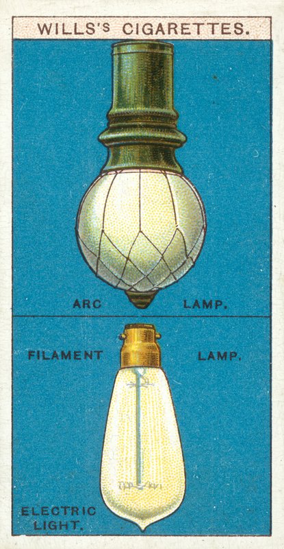 Luz eléctrica (chromolitho) de English School