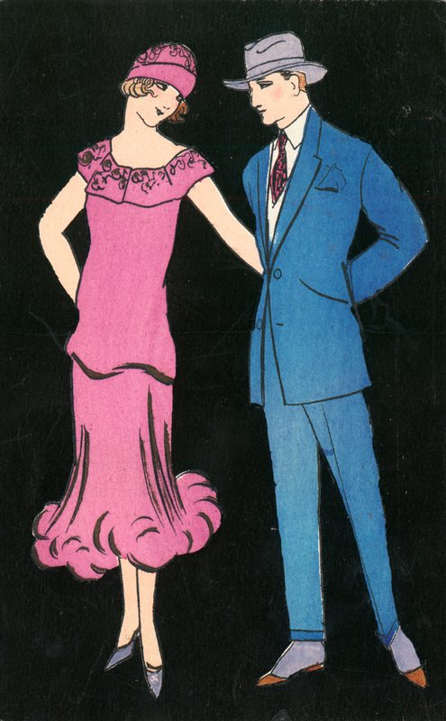 Casal elegante de English School