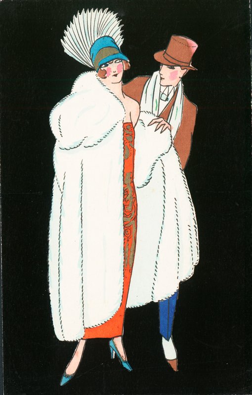 Casal elegante de English School