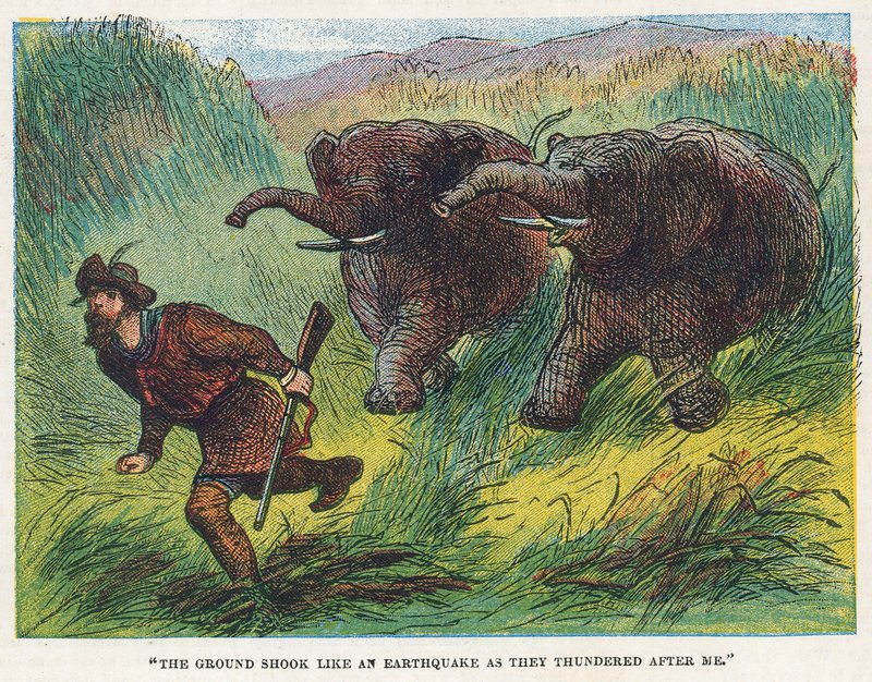 Caça ao elefante de English School