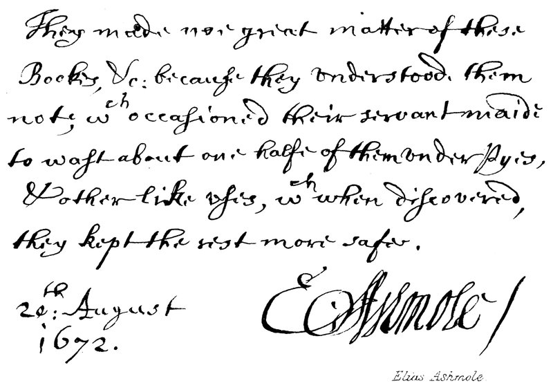 Elias Ashmole de English School