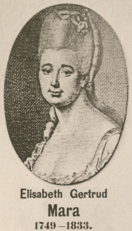 Elisabeth Gertrud Mara (gravura) de English School