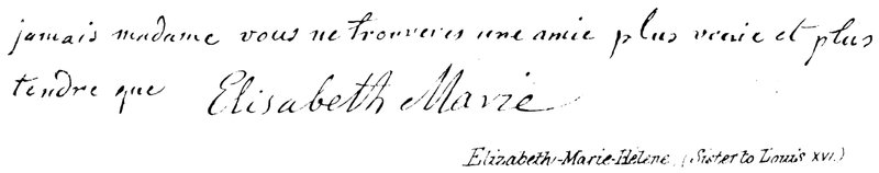 Elizabeth-Marie-Helene, (Irmã de Luís XVI) de English School