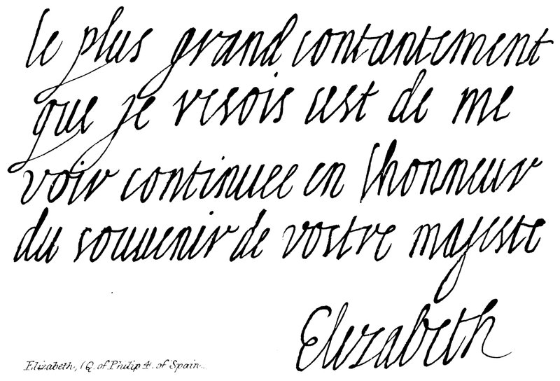 Elizabeth, (Q de Filipe 4 da Espanha) de English School