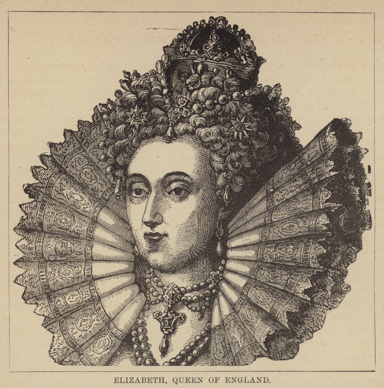Elizabeth, Rainha de Inglaterra (gravura) de English School