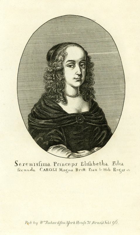 Elizabeth Stuart, segunda filha do rei Charles I de English School