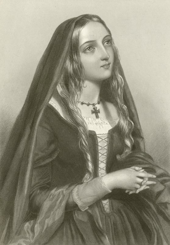 Elizabeth de Woodville, rainha do rei Edward IV de English School