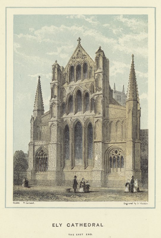 Catedral de Ely, o extremo leste de English School