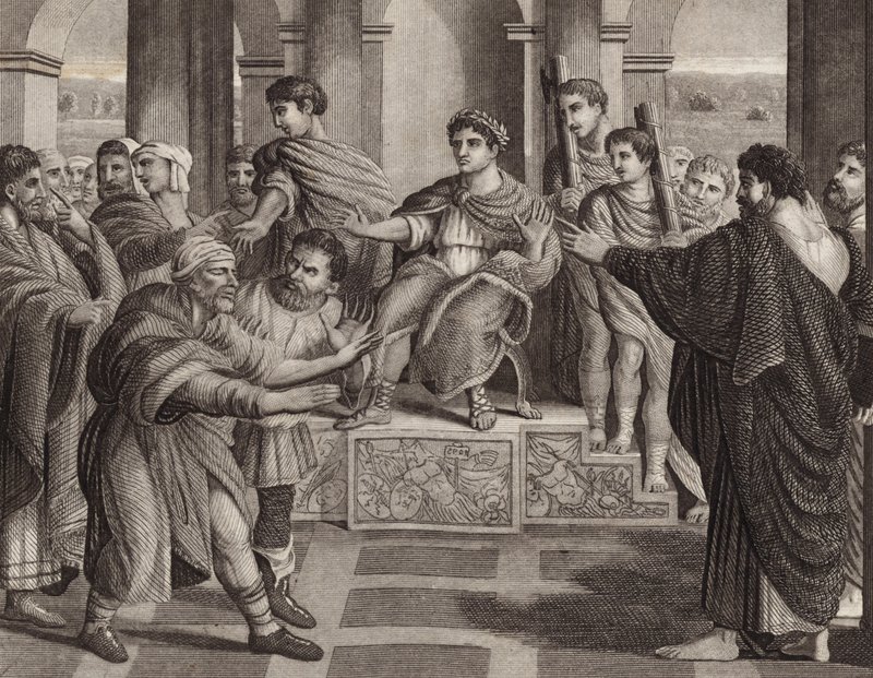 Elymas, o Feiticeiro, ficou cego de English School