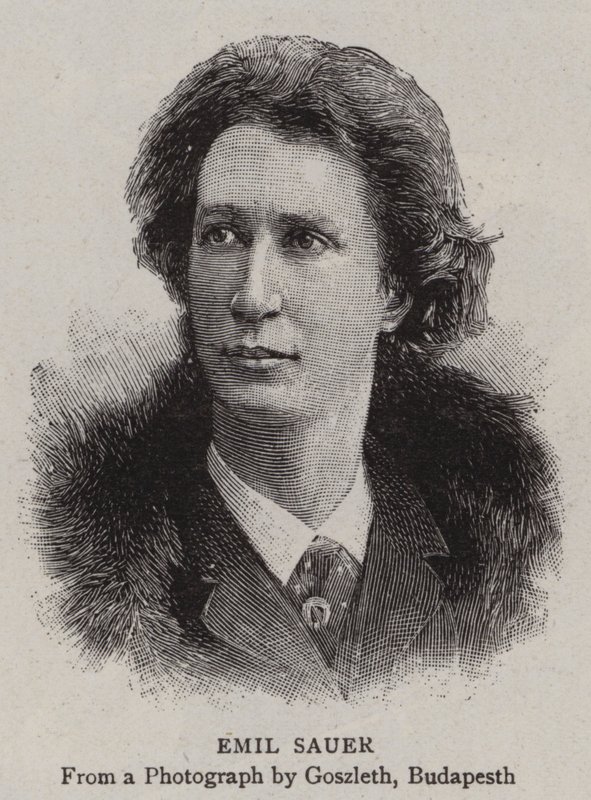 Emil Sauer (gravura) de English School