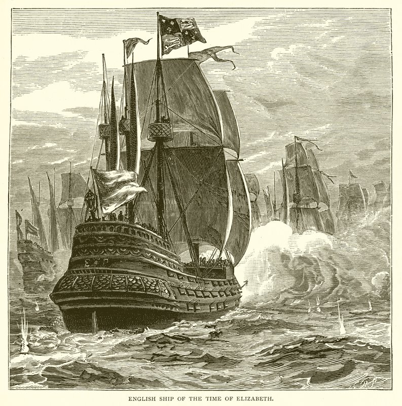Navio Inglês do Tempo de Elizabeth de English School