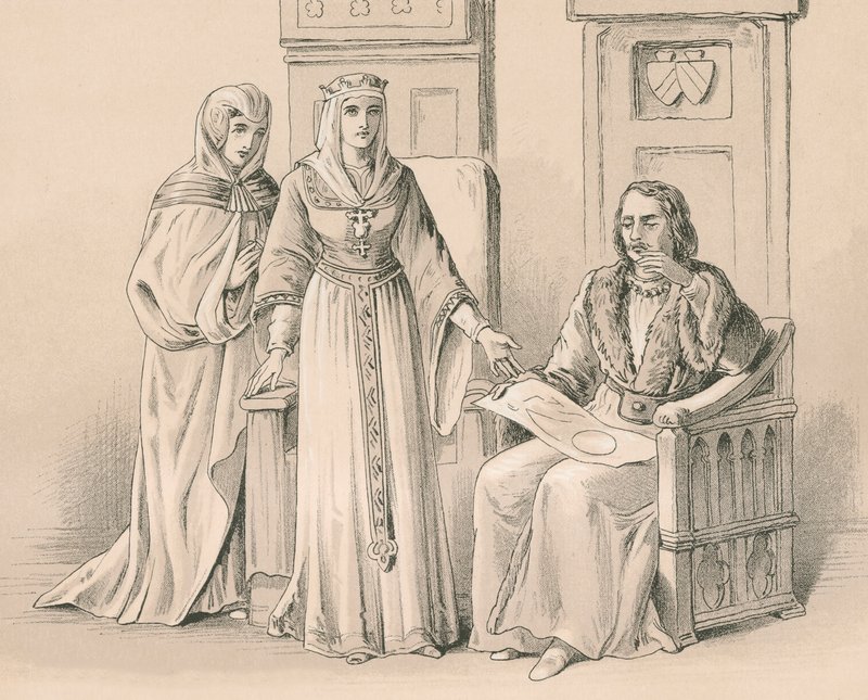 Entusiasmo da rainha Isabella pelos planos de Colombo de English School
