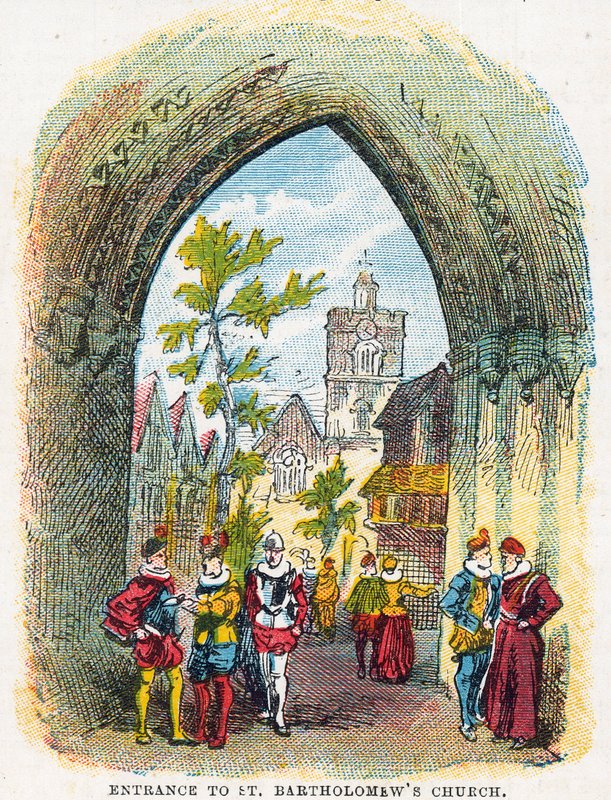 Entrada para a igreja de São Bartolomeu de English School