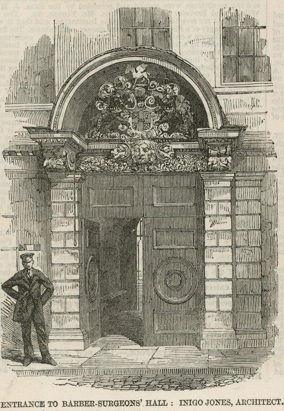 Entrada, barbeiro-cirurgiões, corredor, monkwell, rua de English School