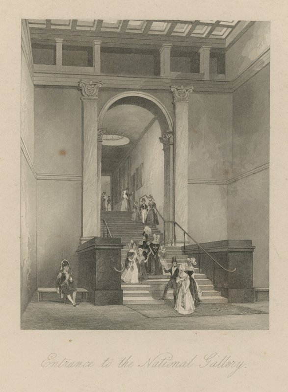 Entrada, para, a, galeria nacional de English School