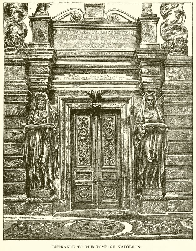 Entrada, túmulo, napoleão de English School