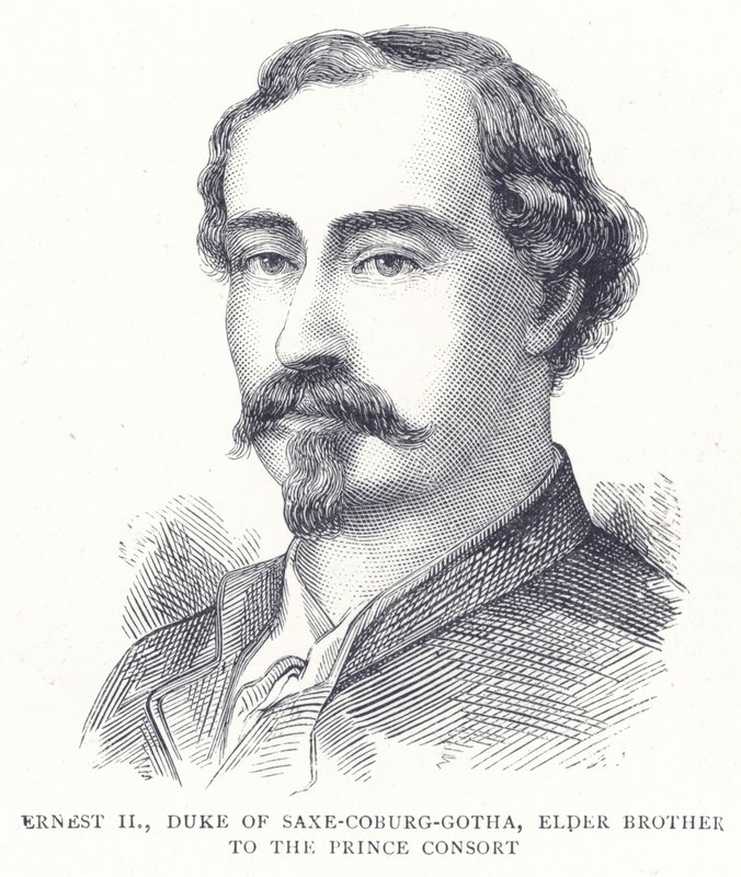 Ernest II, duque de Saxe-Coburg-Gotha, irmão mais velho do príncipe consorte de English School