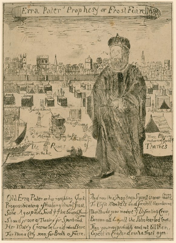 Erra Paters Profecia de Frost Faire 1685 de English School