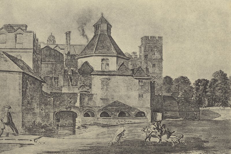 Eton College Kitchen, c 1780 (gravura) de English School