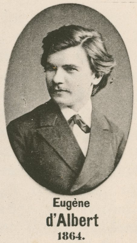 Eugene dAlbert (gravura) de English School