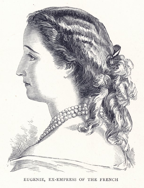 Eugenie, ex-imperatriz dos franceses de English School