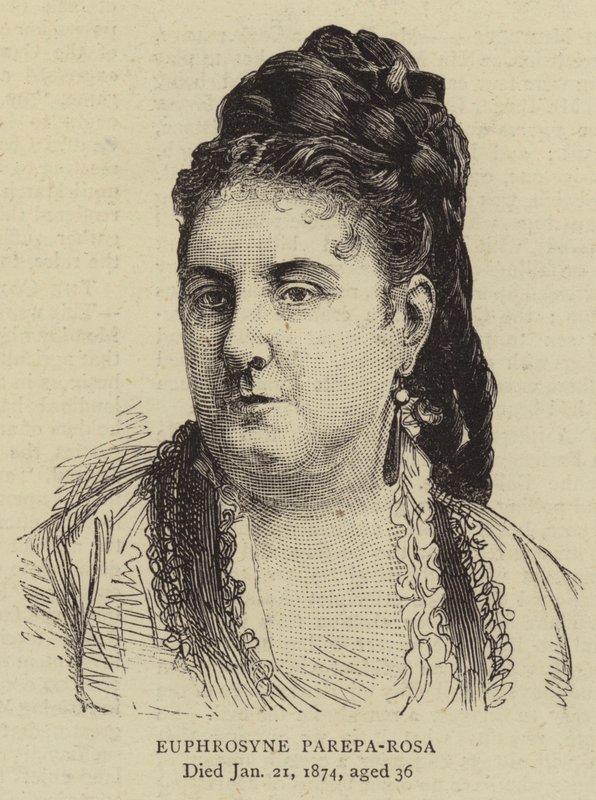 Euphrosyne Parepa-Rosa (gravura) de English School