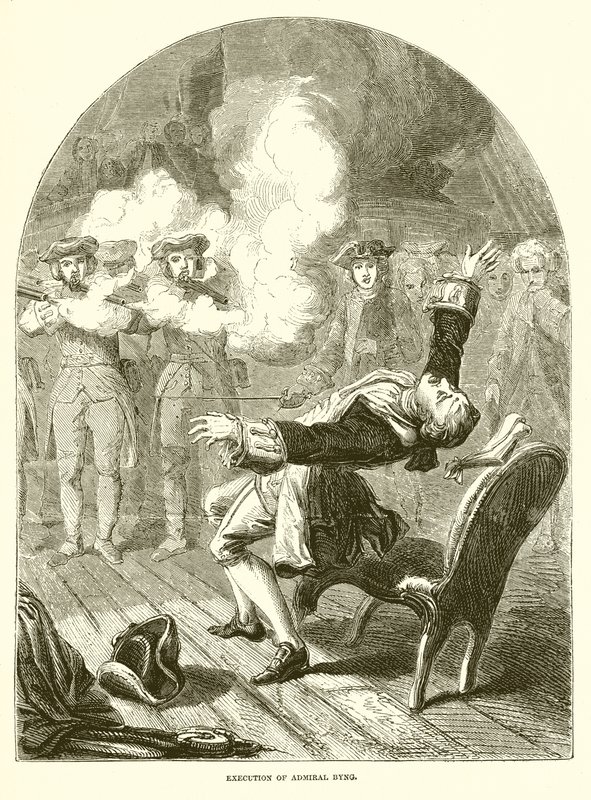 Execução do almirante Byng de English School