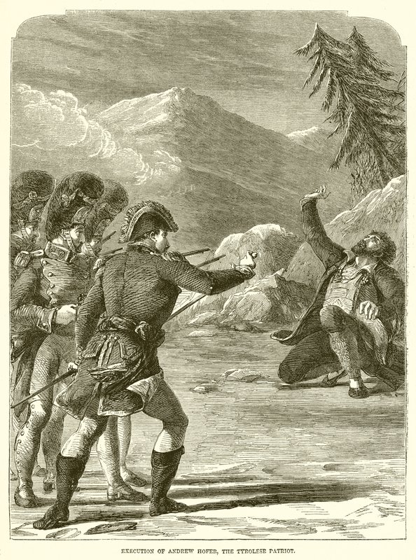 Execução de Andrew Hoffer, The Tyrolese Patriot de English School