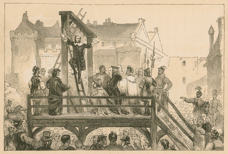 Execução de James Renwick em Edimburgo, 1688 de English School