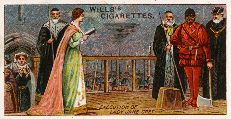 Execução de Lady Jane Gray de English School