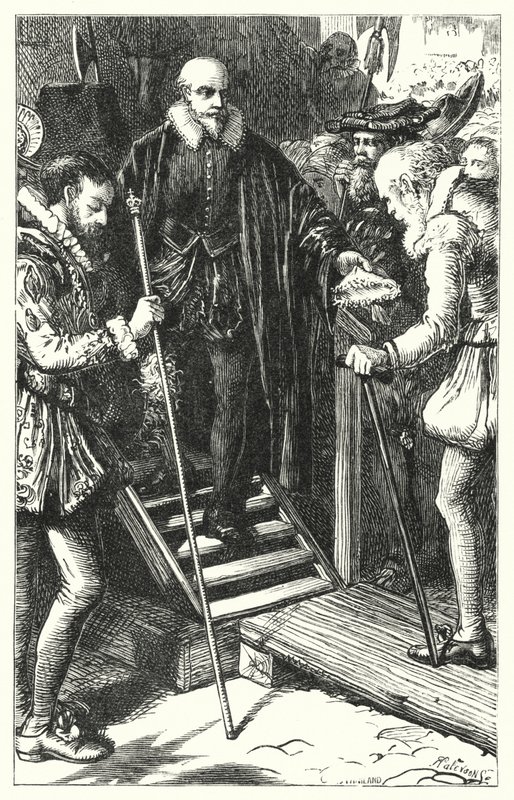 Execução de Sir Walter Raleigh de English School