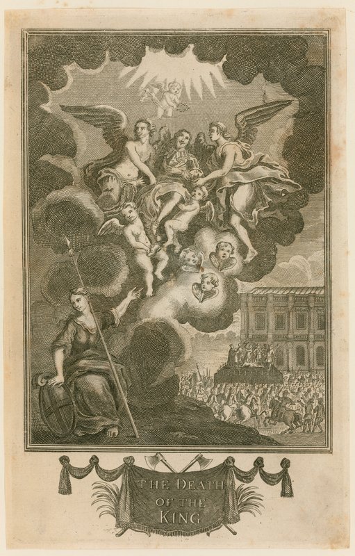 Execução do rei Charles I em Whitehall de English School
