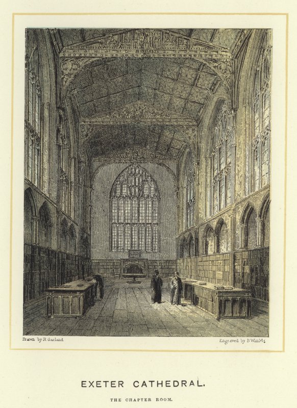 Catedral de Exeter, a sala do capítulo de English School