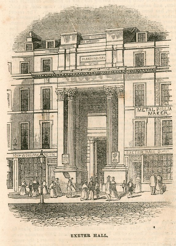 Exeter Hall, Strand, Londres de English School