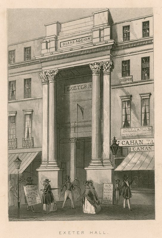 Exeter Hall, Strand, Londres de English School