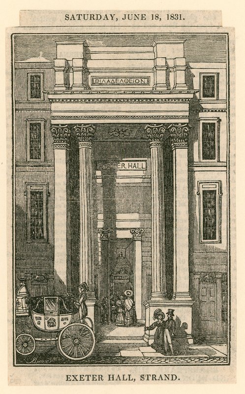 Exeter Hall, Strand, Londres de English School