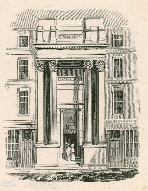 Exeter Hall, Strand, Londres de English School