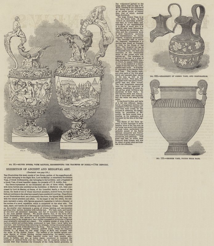 Exposição de Arte Antiga e Medieval (gravura) de English School